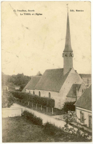 Chaise-Dieu-du-Theil. Le Theil et l'Eglise.