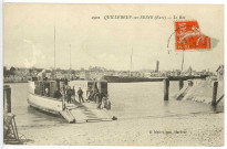Quillebeuf-sur-Seine. Le Bac.