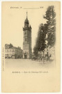 Evreux-Ville. Tour de l'Horloge XVe siècle.