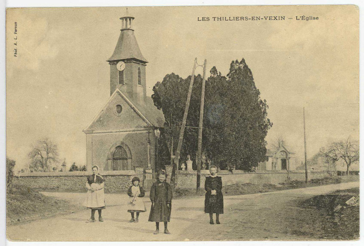 Thilliers-en-Vexin (Les). L'Eglise.