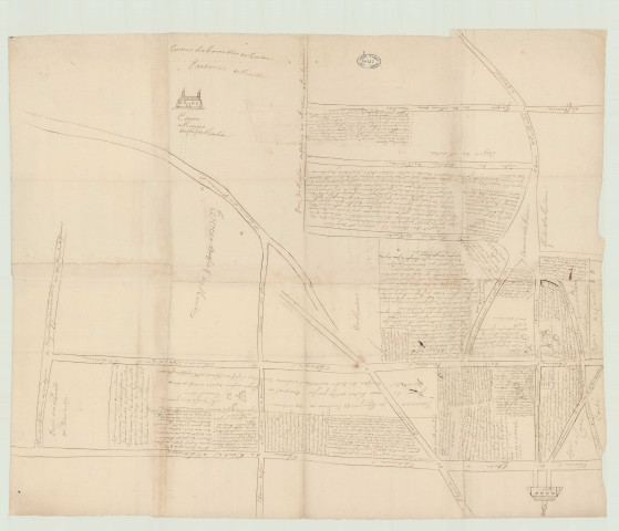 Dame-Marie - Trois plans parcellaires de Dame-Marie. *