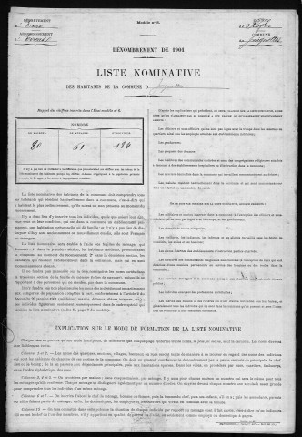 JUIGNETTES 1901