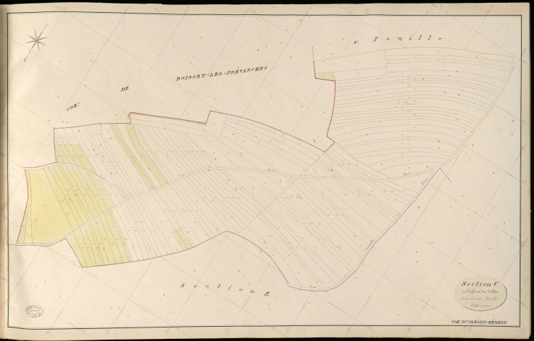 Plessis-Hébert (Le). Section C _ de l'Eglise et des Vallots _ 3e et dernière Feuille