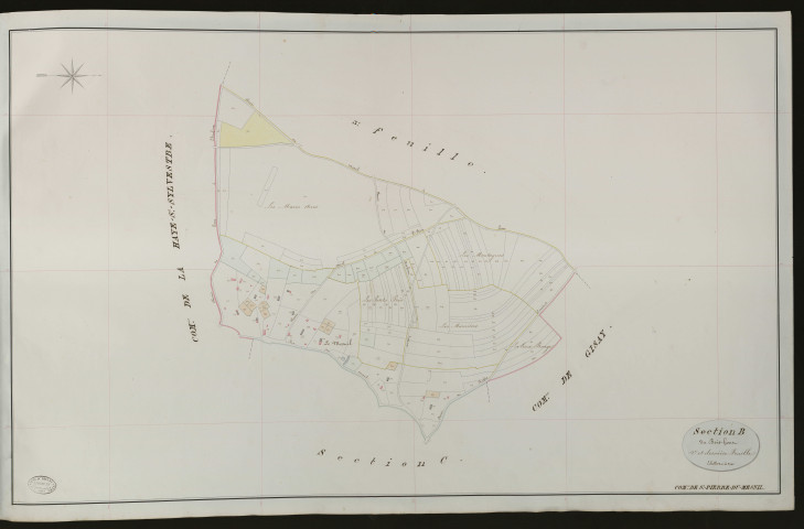 Saint-Pierre-du-Mesnil. Section B _ des Bois du Blanc Buisson _ 4e et dernière Feuille