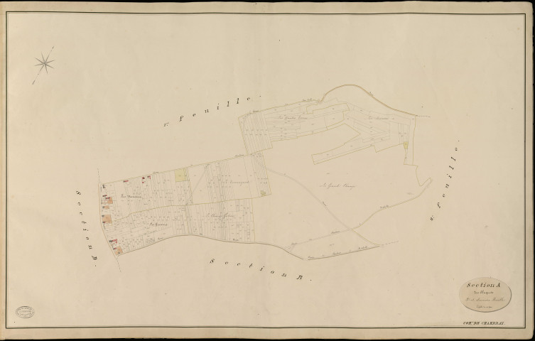 Chambray. Section A _ des Claquets _ 3e et dernière Feuille