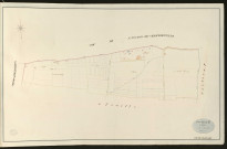 Grandcamp. Section E _ de l'Eglise _ 1ère de 2 feuilles _ Echelle de 1 à 2500