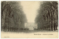 Boisset-les-Prévanches. L'Avenue du Château.