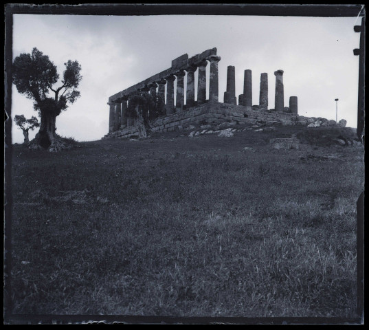 Temple de Junon dans la vallée de l'Agrigente en Sicile (Italie).