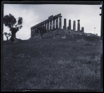 Temple de Junon dans la vallée de l'Agrigente en Sicile (Italie).