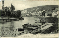Andelys (Les). Le Petit Andely - Le Quai, l'Hopital et la Vacherie.