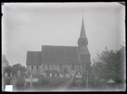 L'église et le cimetière de Bémécourt (Eure).