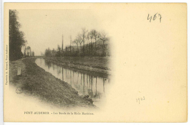 Pont-Audemer. Les Bords de la Risle Maritime.