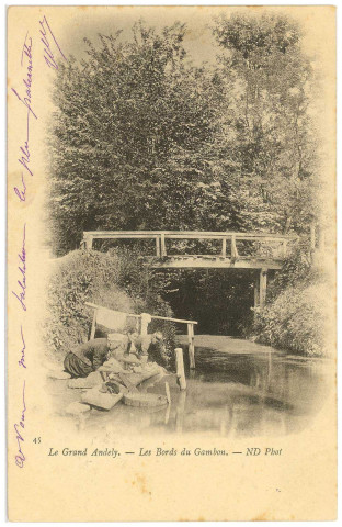 Andelys (Les). Les Bords du Gambon.