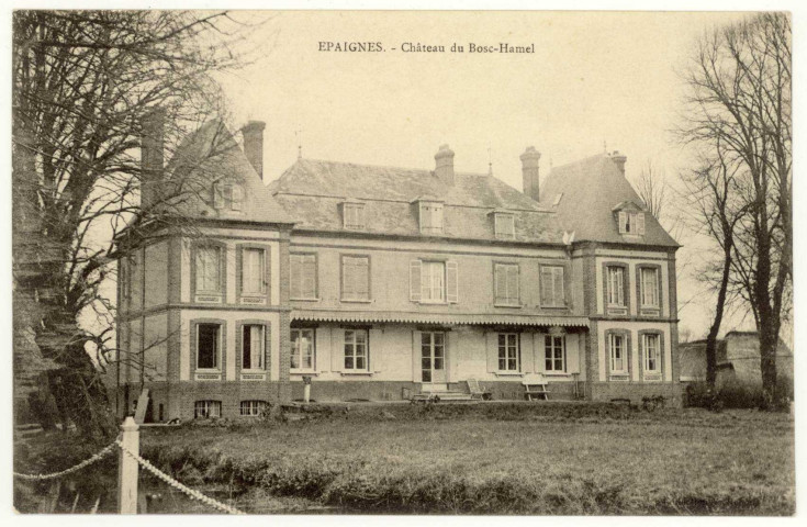 Epaignes. Château du Bosc-Hamel.
