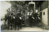 Pacy-sur-Eure. [Char décoré].