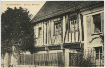 Saint-Pierre-la-Garenne. Le Goulet Maison du XVe siècle.