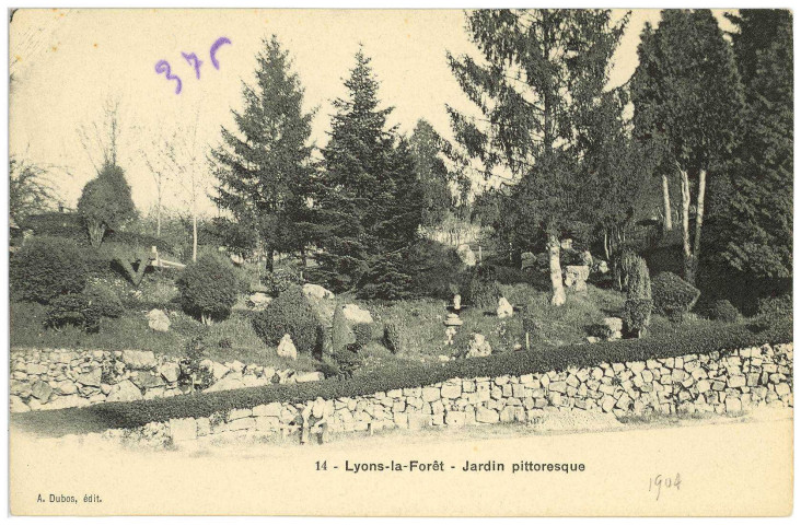 Lyons-la-Forêt. Jardin pittoresque.