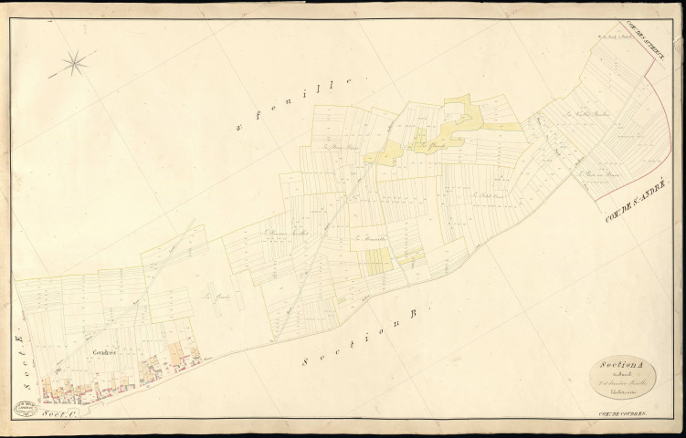 Coudres. Section A _ du Favril _ 3e et dernière Feuille