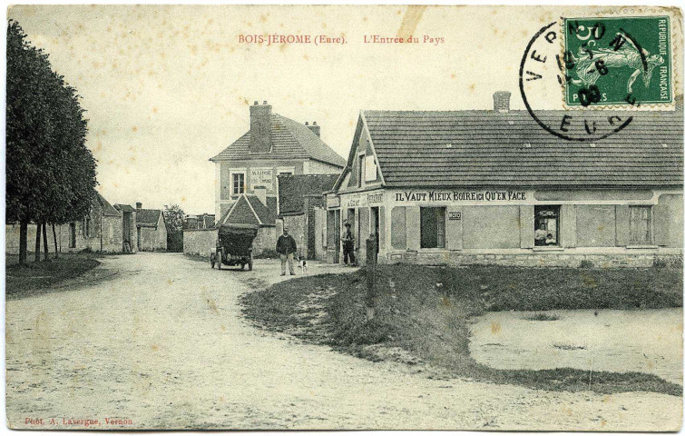 Bois-Jérôme-Saint-Ouen. L'Entrée du Pays.
