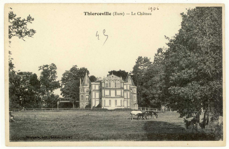 Bazincourt-sur-Epte. Thierceville Le Château.