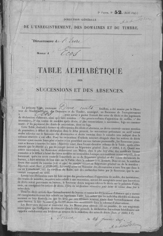 Tables 1898-1914