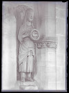 Statue de Saint-Jean-Baptiste de l'église de Guiry-en-Vexin (Val-d'Oise).