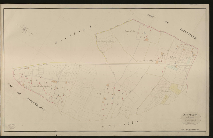 Equainville. Section B _ de la Chiais _ 1re de 2 Feuilles