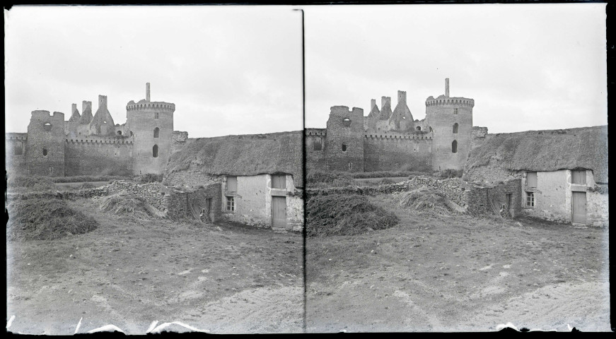 Ruines et vestiges du château de Suscinio (Sarzeau, Morbihan).