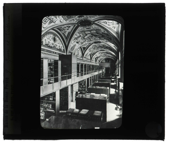 Bibliothèque du Vatican.