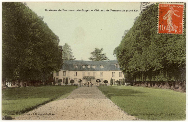 Ecardenville-la-Campagne. Château de Fumechon (côté est).