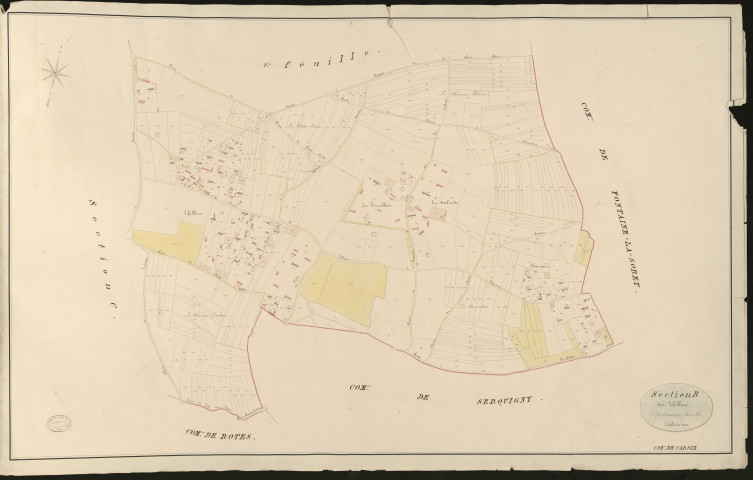 Carsix. Section B _ des Thilliers _ 2e et dernière Feuille