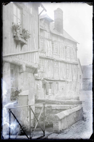 Maison à pans de bois de Caudebec-en-Caux (Seine-Maritime).
