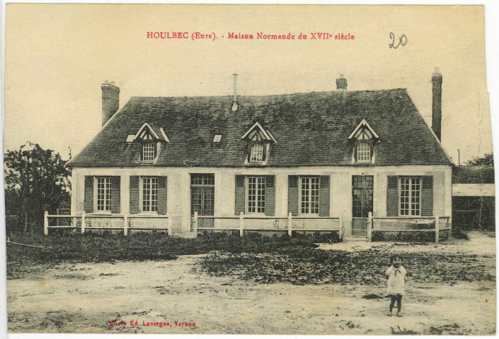 Houlbec. Maison Normande du XVIIe siècle.