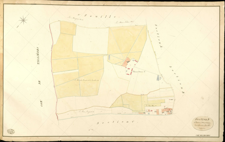 Hosmes (L'). Section D _ de l'Hosmes et d'Arpentigny _ 2e et dernière Feuille