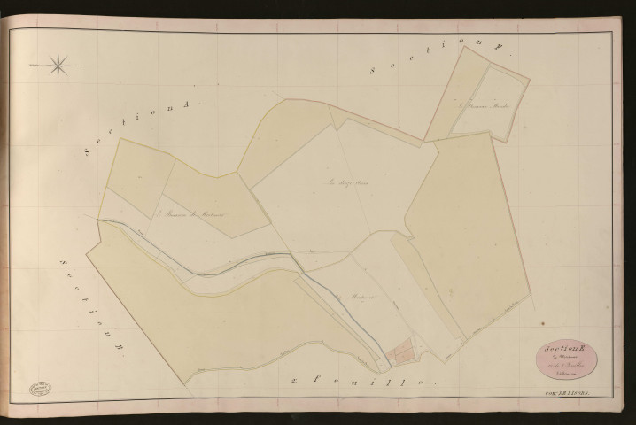 Lisors. Section E _ de Mortemer _ 1re de 2 Feuilles