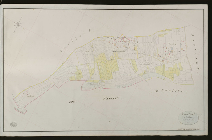 Landepéreuse. Section C _ de la chaise _ 1re de 2 Feuilles