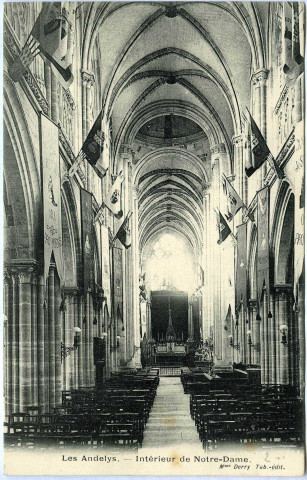 Andelys (Les). Intérieur de Notre Dame.