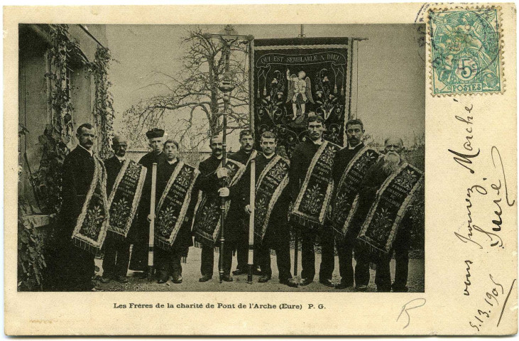 Pont-de-l'Arche. Les Frères de la charité de Pont de l'Arche (Eure).