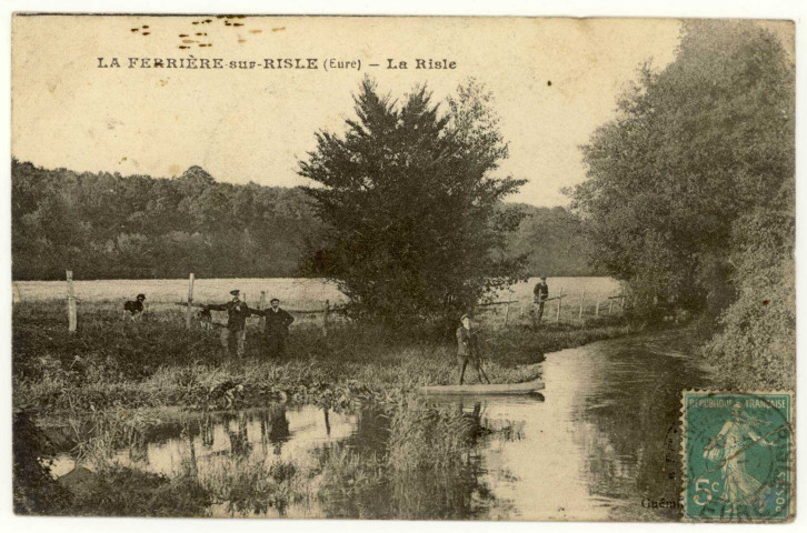 Ferrière-sur-Risle (La). La Risle.