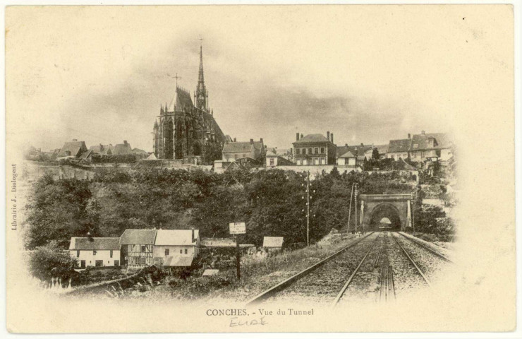 Conches-en-Ouche. Vue du Tunnel.