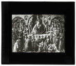 Tableau de F. Lippi « Le Couronnement de la Vierge ».