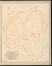 Morainville-près-Lieurey. Tableau d'assemblage du Plan Parcellaire de la Commune de Morainville _ Canton de Cormeilles - Pont-Audemer - Eure _ Terminé sur le terrain le 1826, sous l'administration de M. Le Vicomte Raymond Delaitre, Préfet - M. Guettier, Maire et sous la direction de M. Hurtrelle, Directeur des Contributions directes. _ M. Hautier, Géomètre en Chef. _ Par M. Canu, Géomètre de 1re classe
