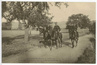 Verneuil-sur-Avre. Les Grandes Manoeuvres du Nord-Ouest - Le Général Hagron se rendant sur le terrain des Manoeuvres.