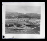Vue générale d'un port de Sicile (Italie).