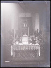 Autel de la chapelle mortuaire d'Orgeville (Eure).