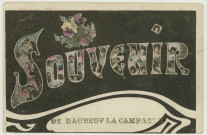 Daubeuf-la-Campagne. Souvenir de Daubeuf-la-Campagne.