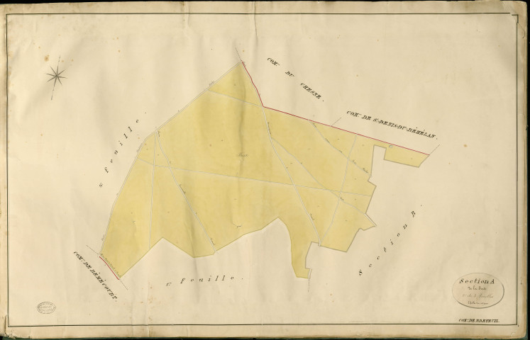 Breteuil-sur-Iton. Section A _ de la Forêt _ 2e de 3 Feuilles
