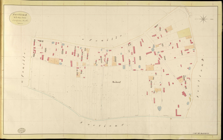 Marbeuf. Section A _ de la Mare Losier _ 5e et dernière Feuille