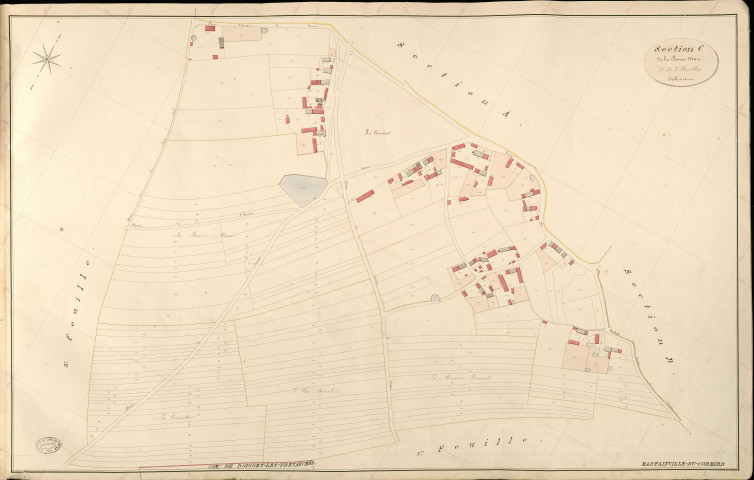 Martainville-du-Cormier. Section C _ de la Bonne Mare _ 2e de 3 Feuilles
