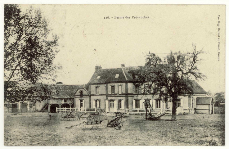 Boisset-les-Prévanches. Ferme des Prévanches.
